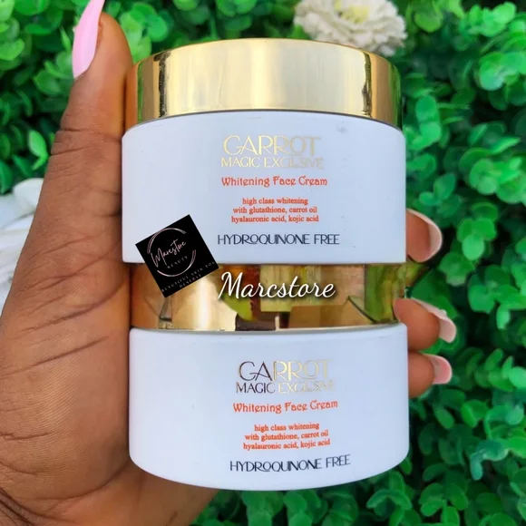 X 1 Carrot magic exclusiveface & body milk 500 ml and X 1 face cream
